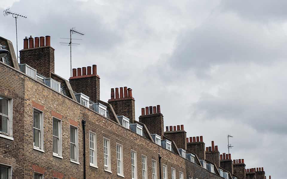 Row of terraced houses
