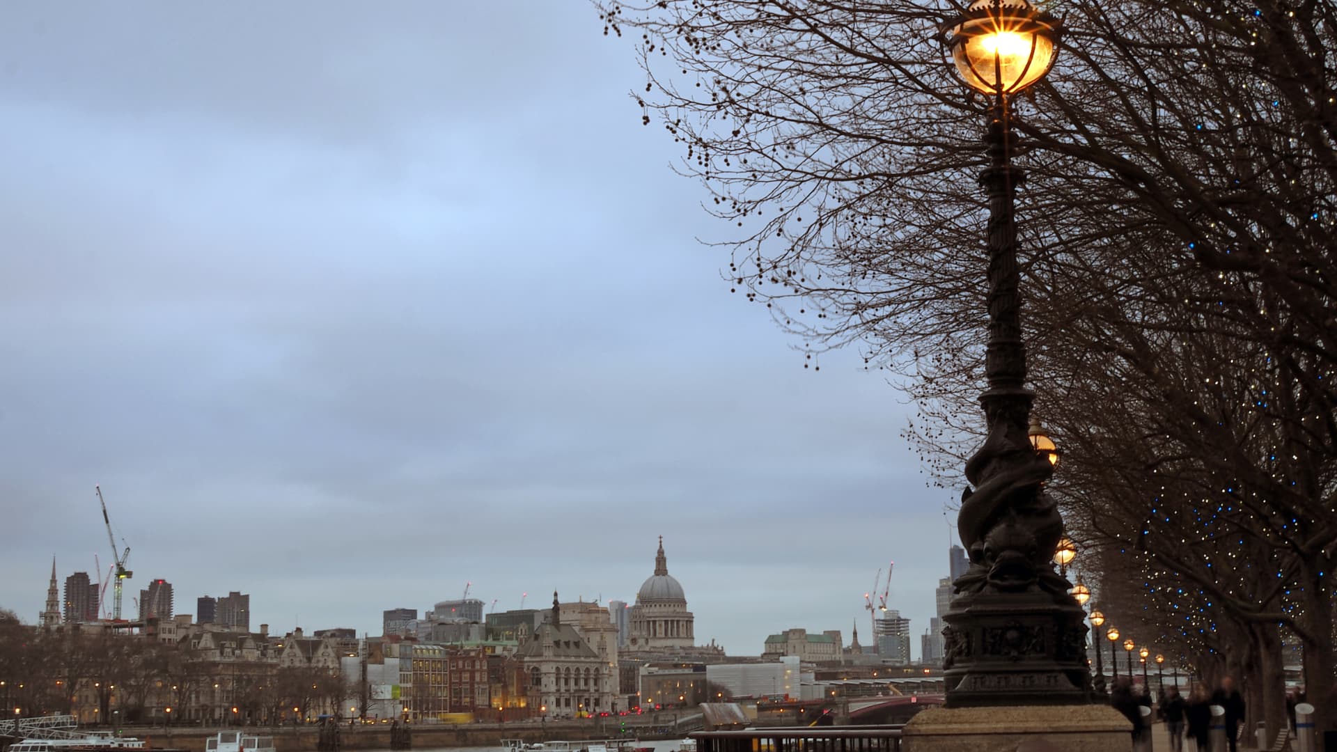 London from the south bank