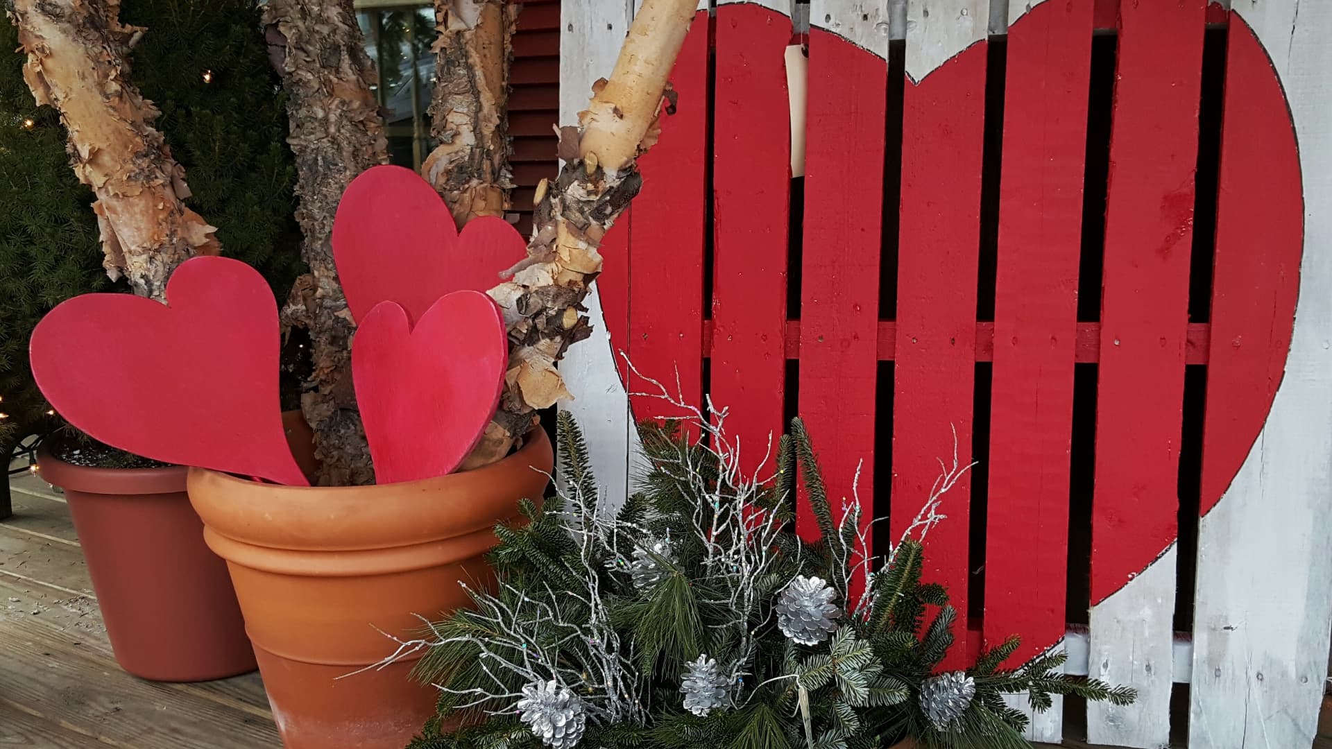 Heart decorations