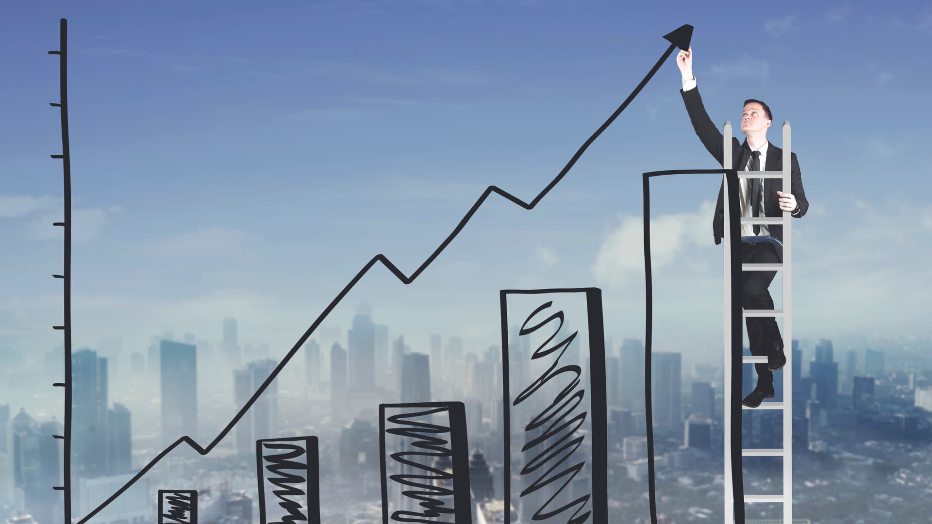 Rising price graph