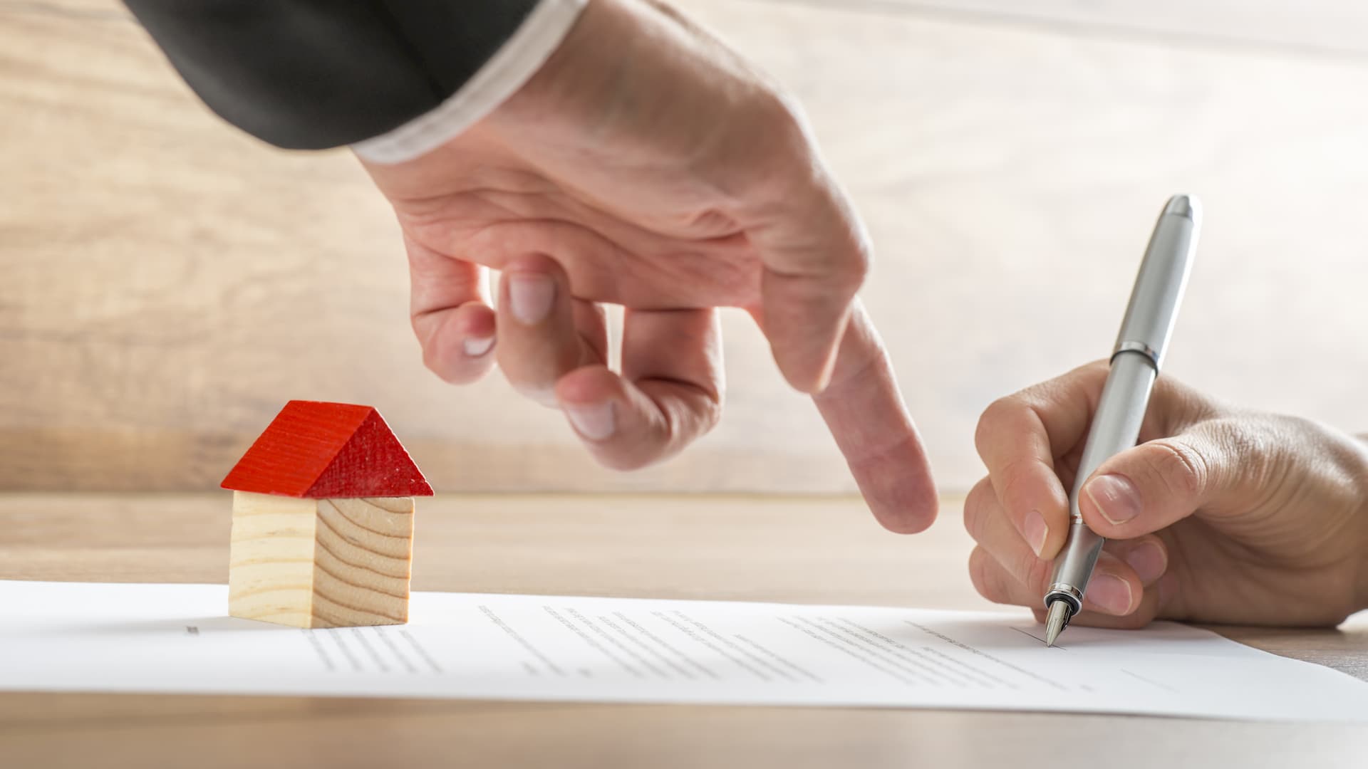 Signing a contract