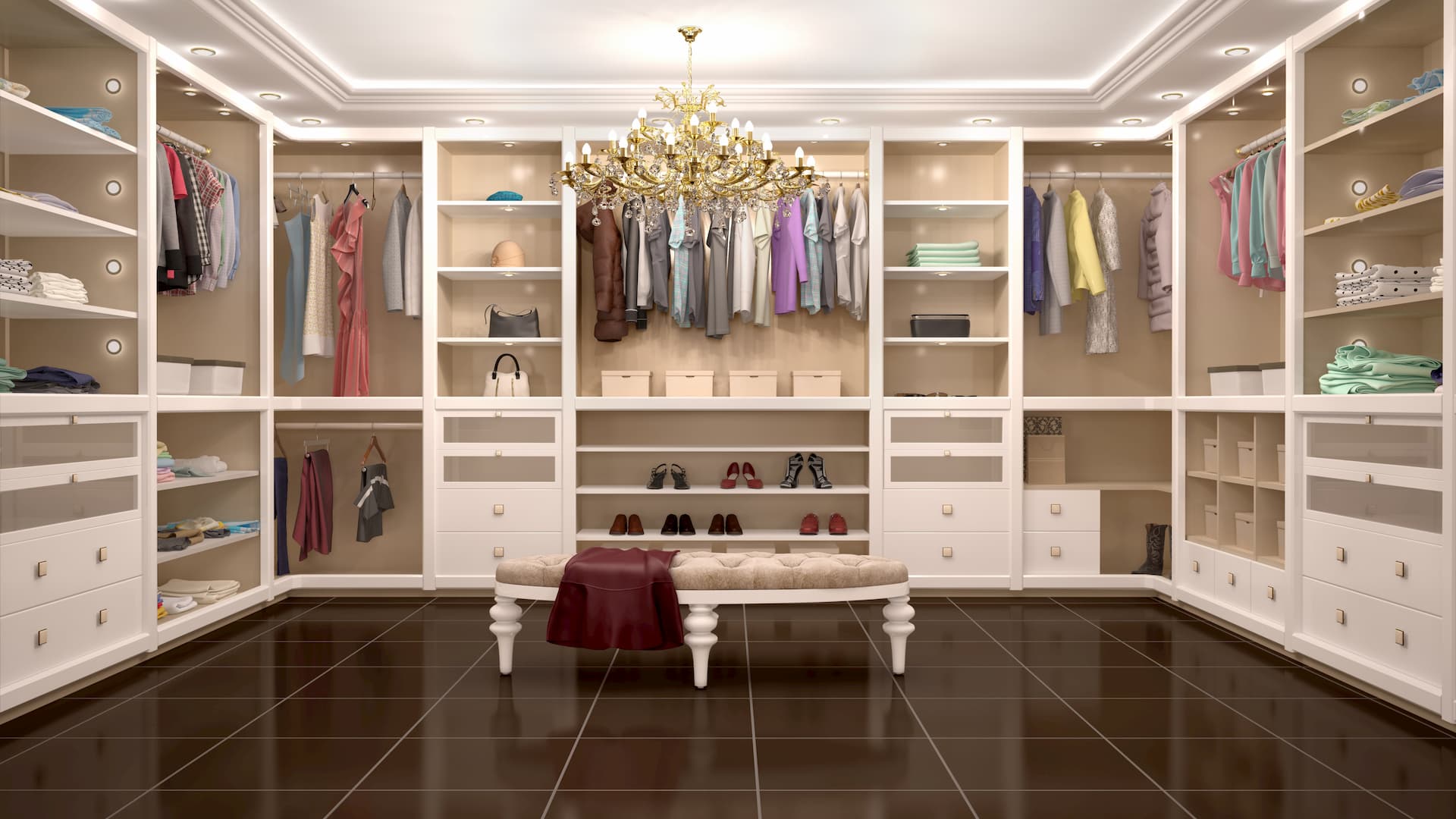 Walk in wardrobe