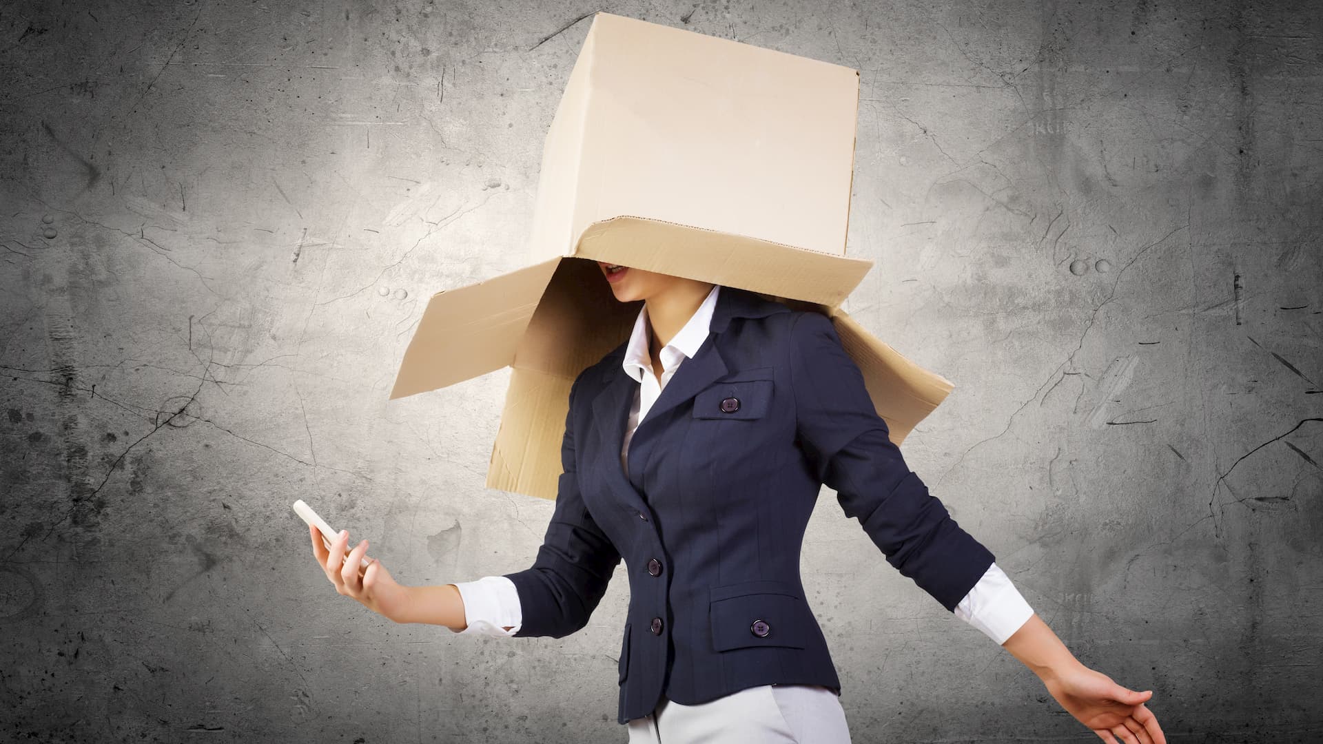 Box Head Lady