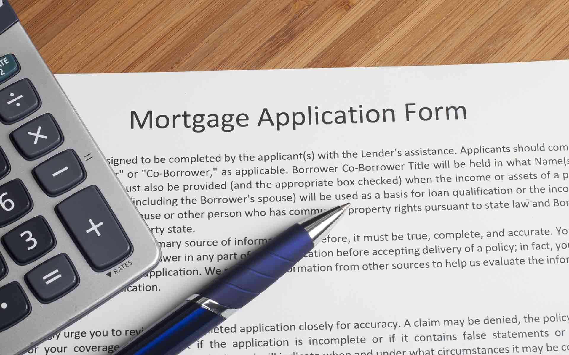 mortgage application form